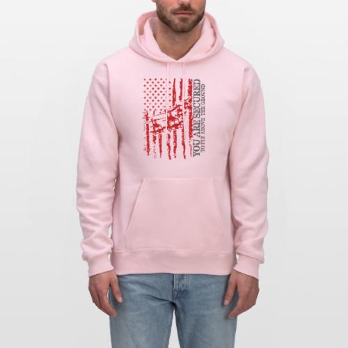 You are Secured To Fly Above The Ground - Men's Hoodie
