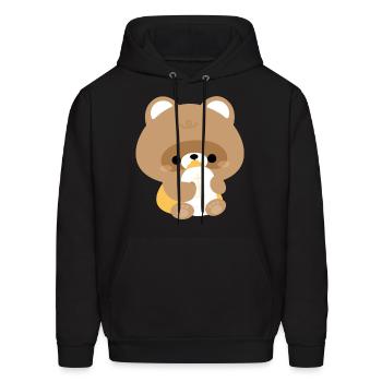 Beaver Toddler - Men's Hoodie - black - Front - Elias (183cm)