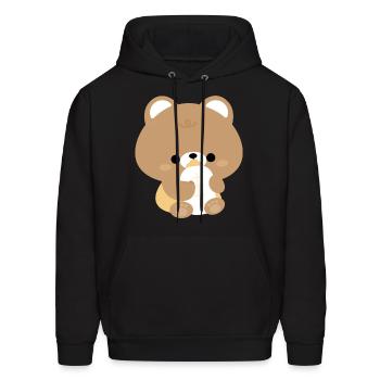 Bear Toddler - Men's Hoodie - black - Front - Elias (183cm)
