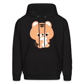 Tiger Toddler - Men's Hoodie - black - Front - Elias (183cm)