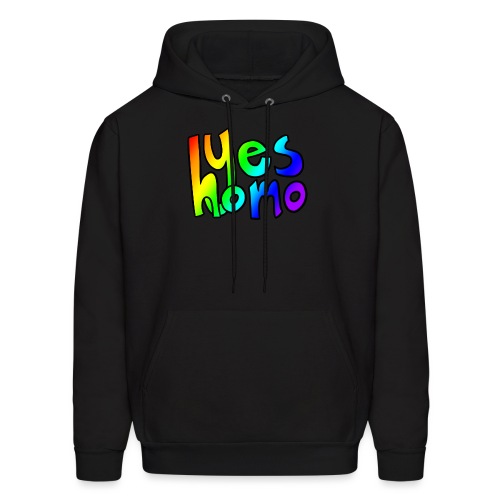 Yes Homo (Rainbow) - Men's Hoodie