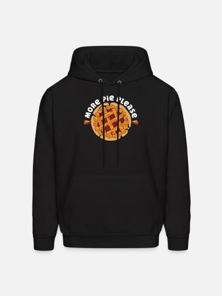 Thanksgiving Pie - Men's Hoodie - black