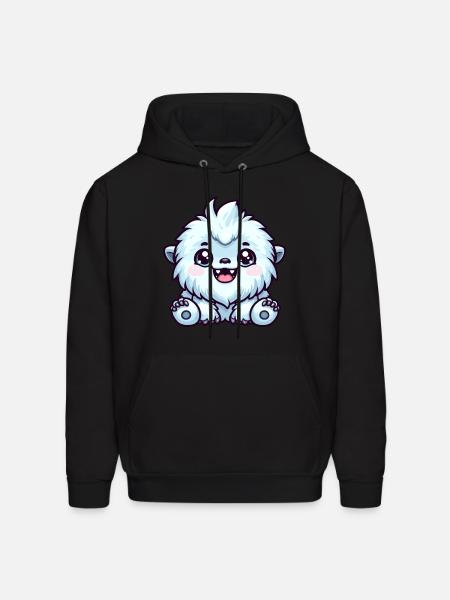 Mysterious Yeti Presence - Men's Hoodie - black