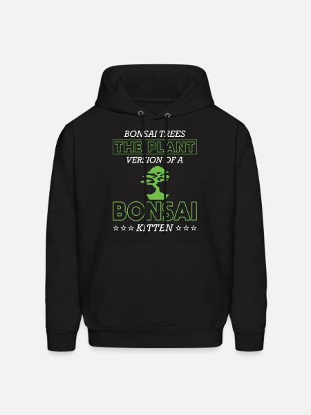 Bonsai Tree - Men's Hoodie - black