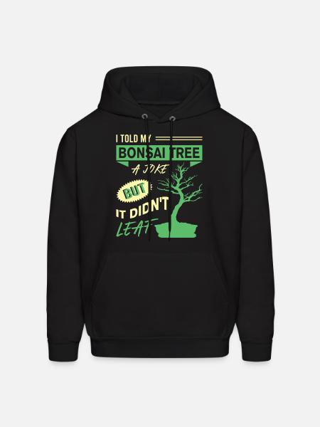 Bonsai Tree - Men's Hoodie - black