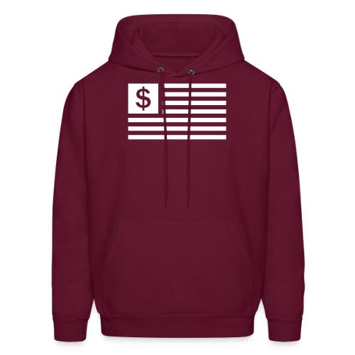 American Dollar Sign Flag - Men's Hoodie