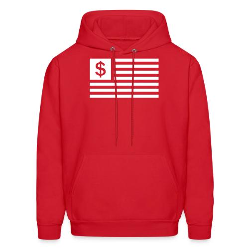 American Dollar Sign Flag - Men's Hoodie