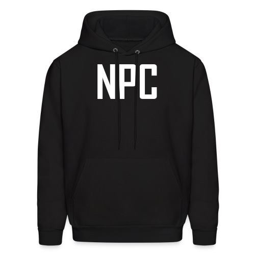 N P C logo in white - Men's Hoodie