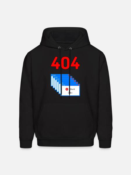 Error Sign - Men's Hoodie - black