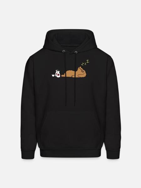 Goldendoodle Sake Drunk - Men's Hoodie - black