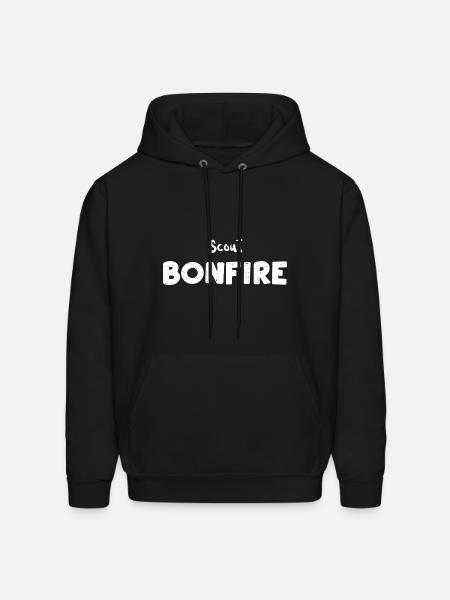 Scout Bonfire - Camping - Men's Hoodie - black