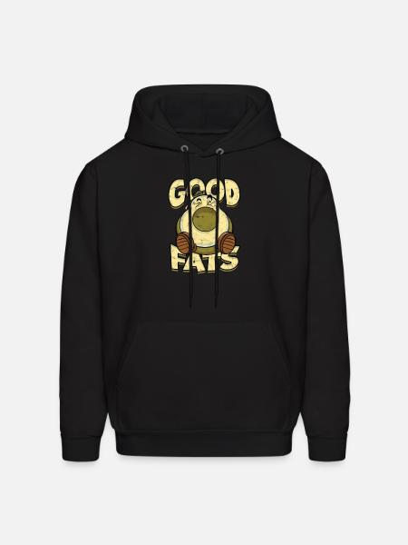Good fats - Avocado - Men's Hoodie - black