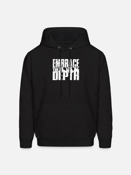Embrace the Depth - Canyon - Men's Hoodie - black