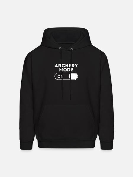 Archery Mode On - Men's Hoodie - black