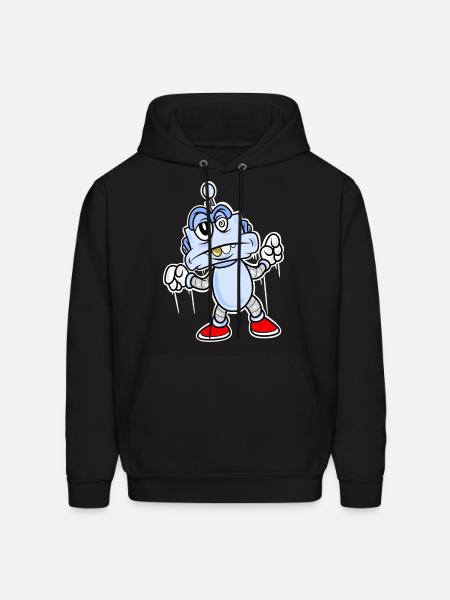 Robbie Tha Robot - Men's Hoodie - black