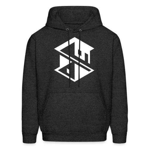 Unreal Estate Records Logo White - Men's Hoodie