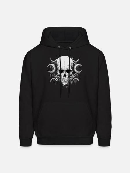 Skull Art - Men's Hoodie - black