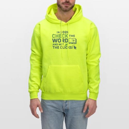 Color Word Clicks 2026 Background - Men's Hoodie