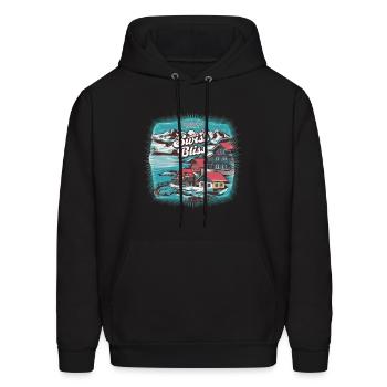 Swiss Bliss - Men's Hoodie - black - Front - Elias (183cm)