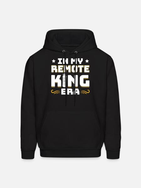 Remote Control King - Men's Hoodie - black