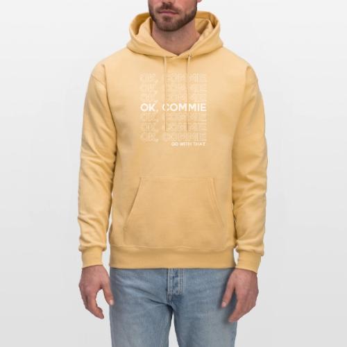 OK, COMMIE (White Lettering) - Men's Hoodie