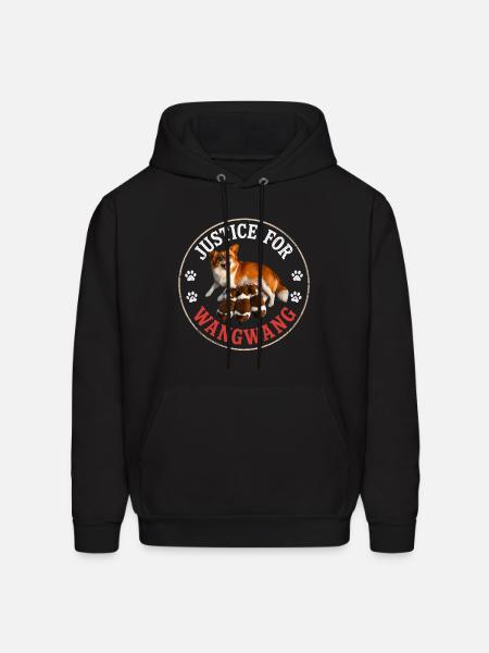 Justice For Wangwang Dog - Men's Hoodie - black