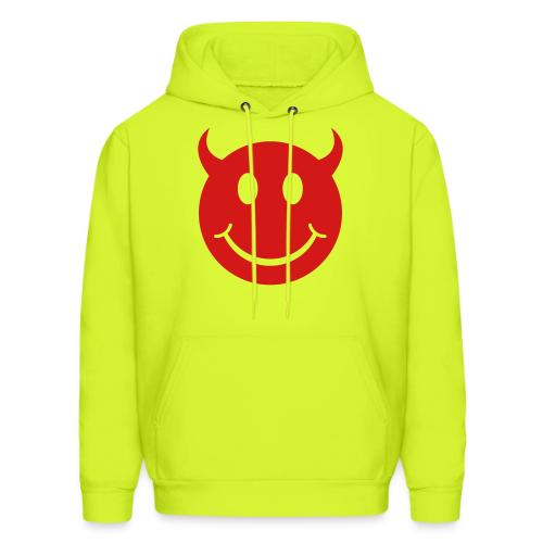 Smiley Devil Face - Men's Hoodie