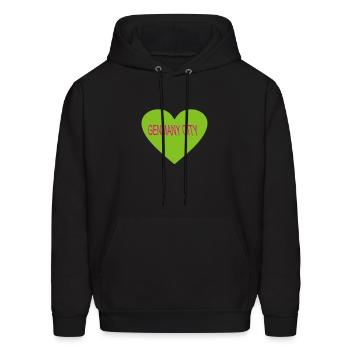 GERMANY - Men's Hoodie - black - Front - Elias (183cm)