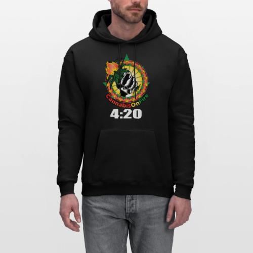 Wacky 420 Keep It Lit Time Weed Marijuana Design - Men's Hoodie