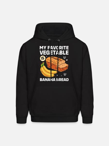 Bread Baking Banana Bread - Men's Hoodie - black