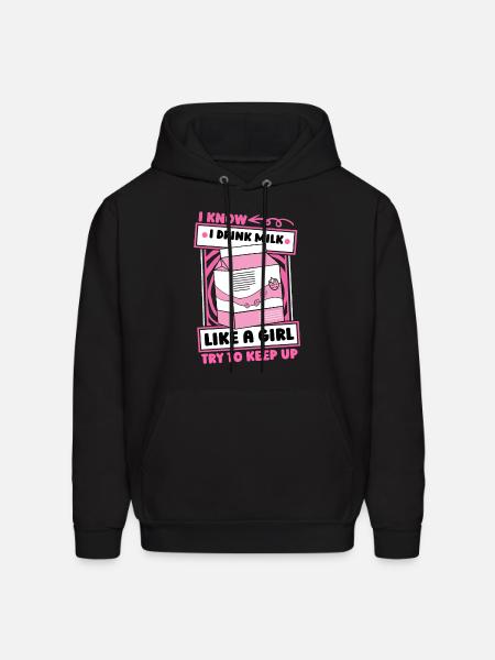 Milk Girl - Men's Hoodie - black