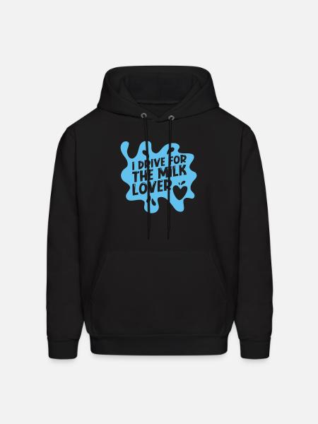 Milk Milkman Milk Truck - Men's Hoodie - black