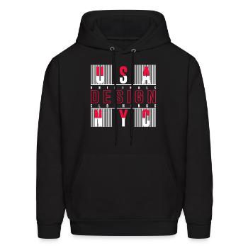 NY/NY 2025 - Men's Hoodie - black - Front - Elias (183cm)