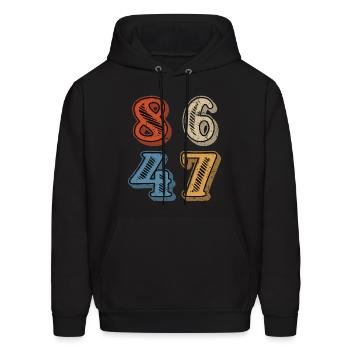 8647 Protest I don't want trump - Men's Hoodie - black - Front - Elias (183cm)