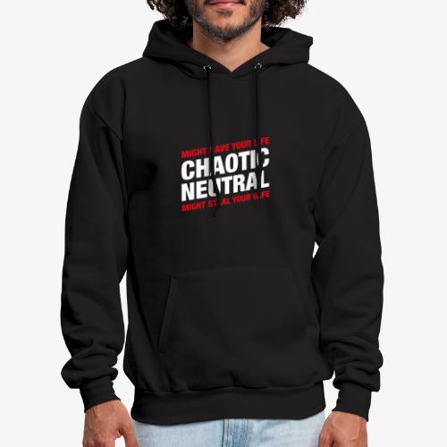 Chaotic Neutral Alignment Might Save Your Life - Men's Hoodie