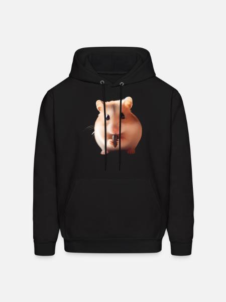 Seeds & Hamsters - Men's Hoodie - black
