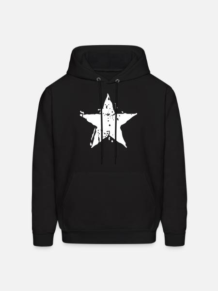 star design - Men's Hoodie - black
