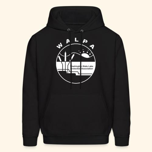 white logo - Men's Hoodie