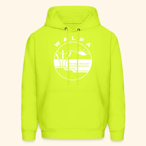 white logo - Men's Hoodie