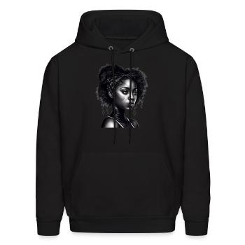 Mono Black Girl Magic - Men's Hoodie - black - Front - Elias (183cm)