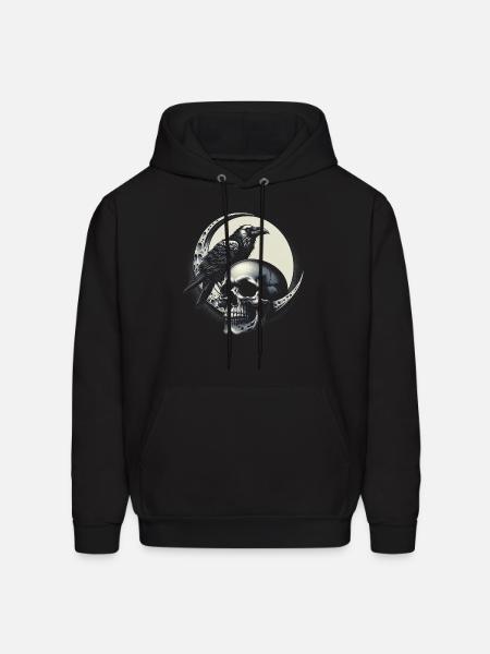 Lunar Sentinel - Men's Hoodie - black