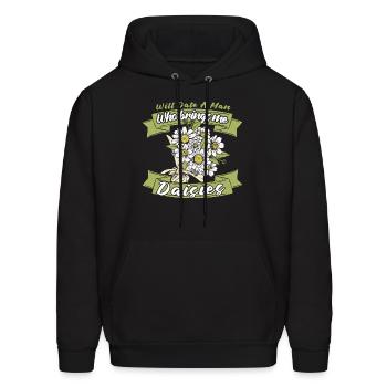 Daisy Garden Gardening Gardener - Men's Hoodie - black - Front - Elias (183cm)