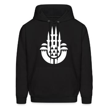 Istanbul (coat of arms) - Men's Hoodie - black - Front - Elias (183cm)