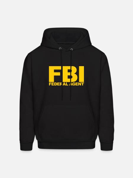 Fbi Federal Agent - Men's Hoodie - black