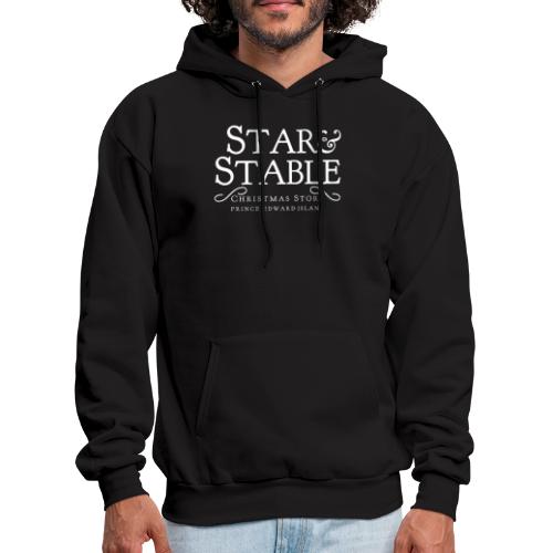 Star & Stable Christmas Store Logo White in PEI - Men's Hoodie
