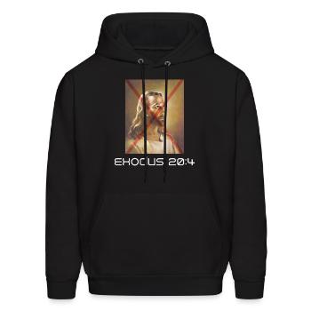 No Image - Men's Hoodie - black - Front - Elias (183cm)