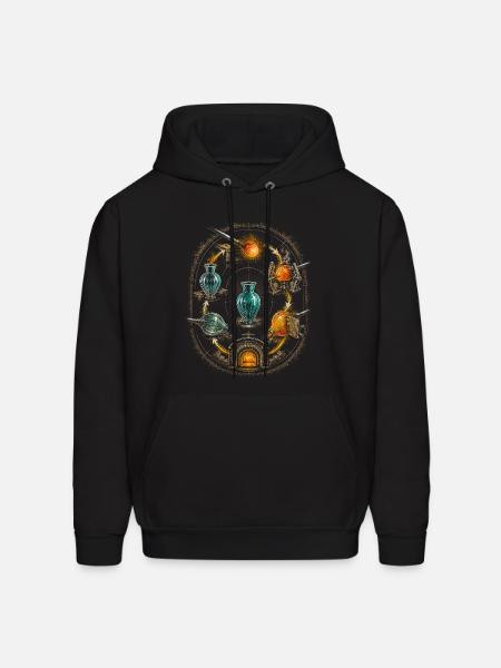 Glass Blowing - Men's Hoodie - black
