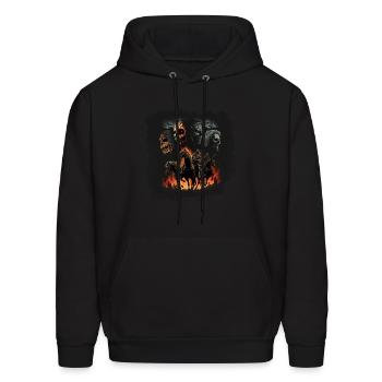 Horsemen Of The Apocalypse Skulls - Men's Hoodie - black - Front - Elias (183cm)