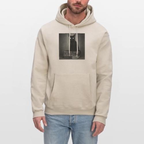 Cat on Banned Books - Men's Hoodie