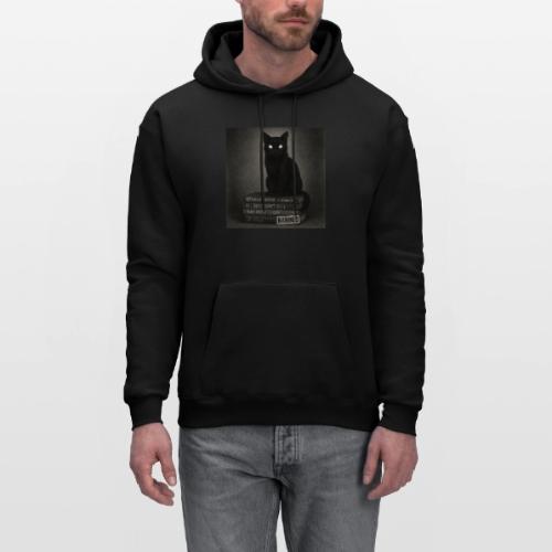 Cat on Banned Books - Men's Hoodie